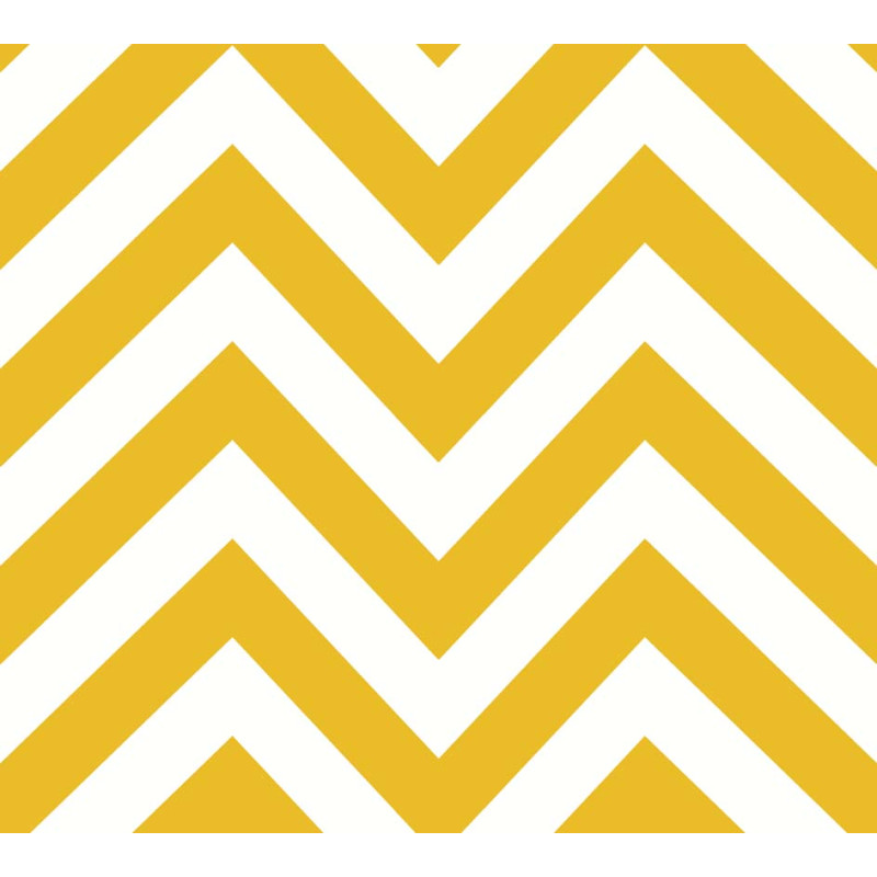 Printed Half Panama EUROZIG White / Mustard